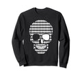 Bipolar Checkered Skull Skeleton Sweatshirt - Aesthetic Graphic Men Women - T-Shirt, Sweatshirt, Hoodie
