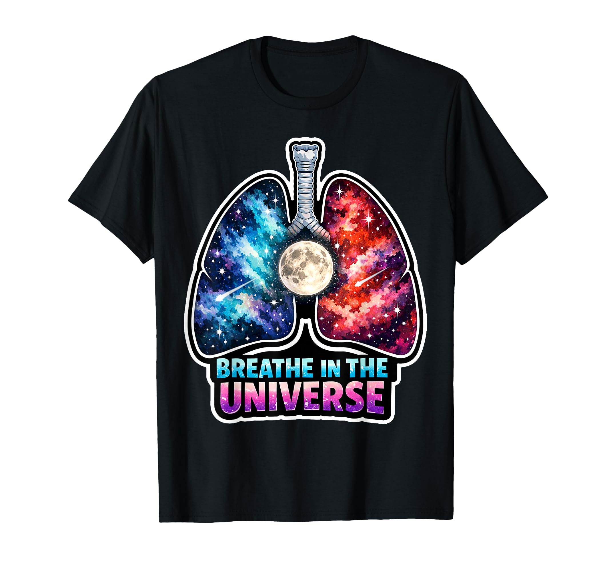 Moon Meditation Lunar Mindfulness T-Shirt - Graphic Print for Adults - T-Shirt, Sweatshirt, Hoodie