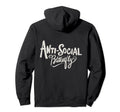 Anti Social Butterfly Hoodie - Casual Everyday Wear Men Women - T-Shirt, Sweatshirt, Hoodie