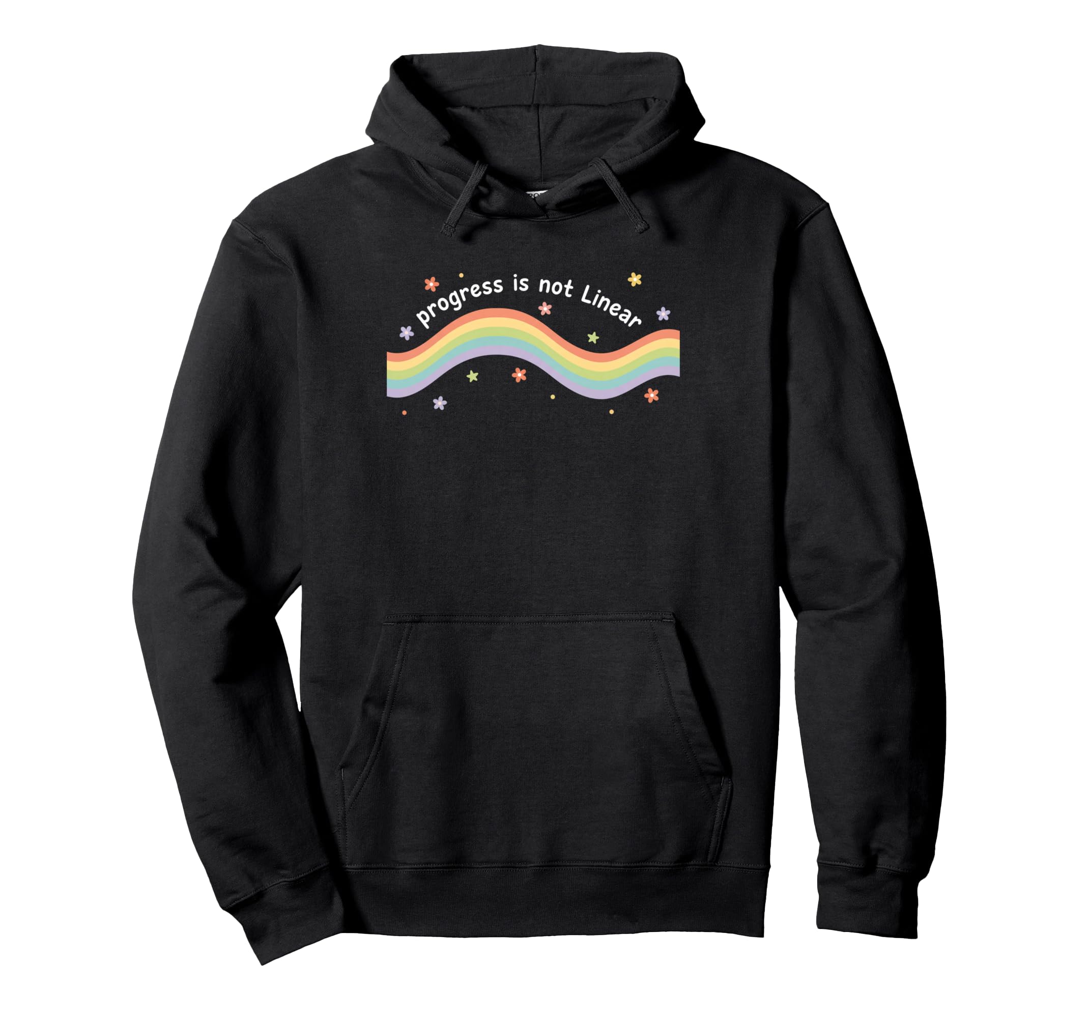Teacher Progress Is Not Linear Hoodie - Casual Everyday Wear Unisex - T-Shirt, Sweatshirt, Hoodie