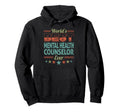 Badge Worlds Best Mental Health Hoodie - Aesthetic Graphic for Adults - T-Shirt, Sweatshirt, Hoodie