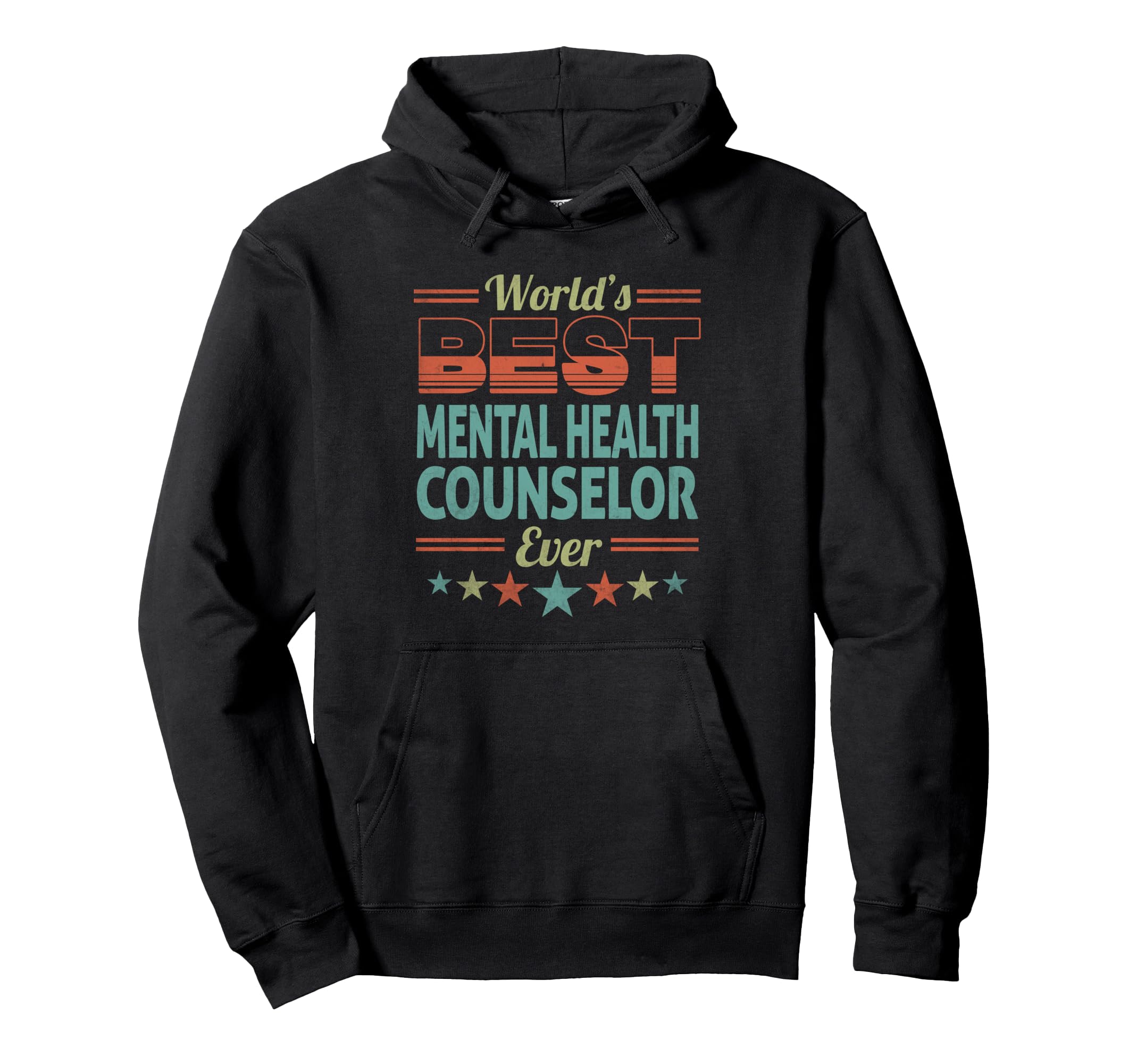 Badge Worlds Best Mental Health Hoodie - Aesthetic Graphic for Adults - T-Shirt, Sweatshirt, Hoodie