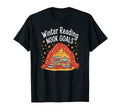 Winter Reading Nook Goals Cozy Blanket T-Shirt - Custom Art Print Unisex - T-Shirt, Sweatshirt, Hoodie