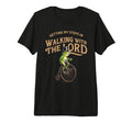 Getting My Steps Walking Lord Frog Tri T-Shirt - Aesthetic Graphic Unisex - T-Shirt, Sweatshirt, Hoodie
