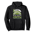 May We Wear Green Mental Health Hoodie - Novelty Apparel for Adults - T-Shirt, Sweatshirt, Hoodie