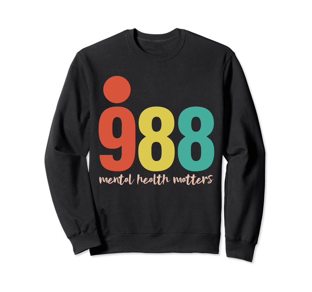 988 Mental Health Matters Sweatshirt - Custom Art Print Men Women - T-Shirt, Sweatshirt, Hoodie