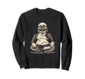 Zombie Buddha Meditation Satori Zen Sweatshirt - Trendy Graphic Men Women - T-Shirt, Sweatshirt, Hoodie