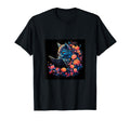 Book Nerd Cat Reading Flower Bookworm T-Shirt - Novelty Apparel for Adults - T-Shirt, Sweatshirt, Hoodie