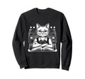Cat Librarian Library Book Reading Sweatshirt - Novelty Apparel Unisex - T-Shirt, Sweatshirt, Hoodie