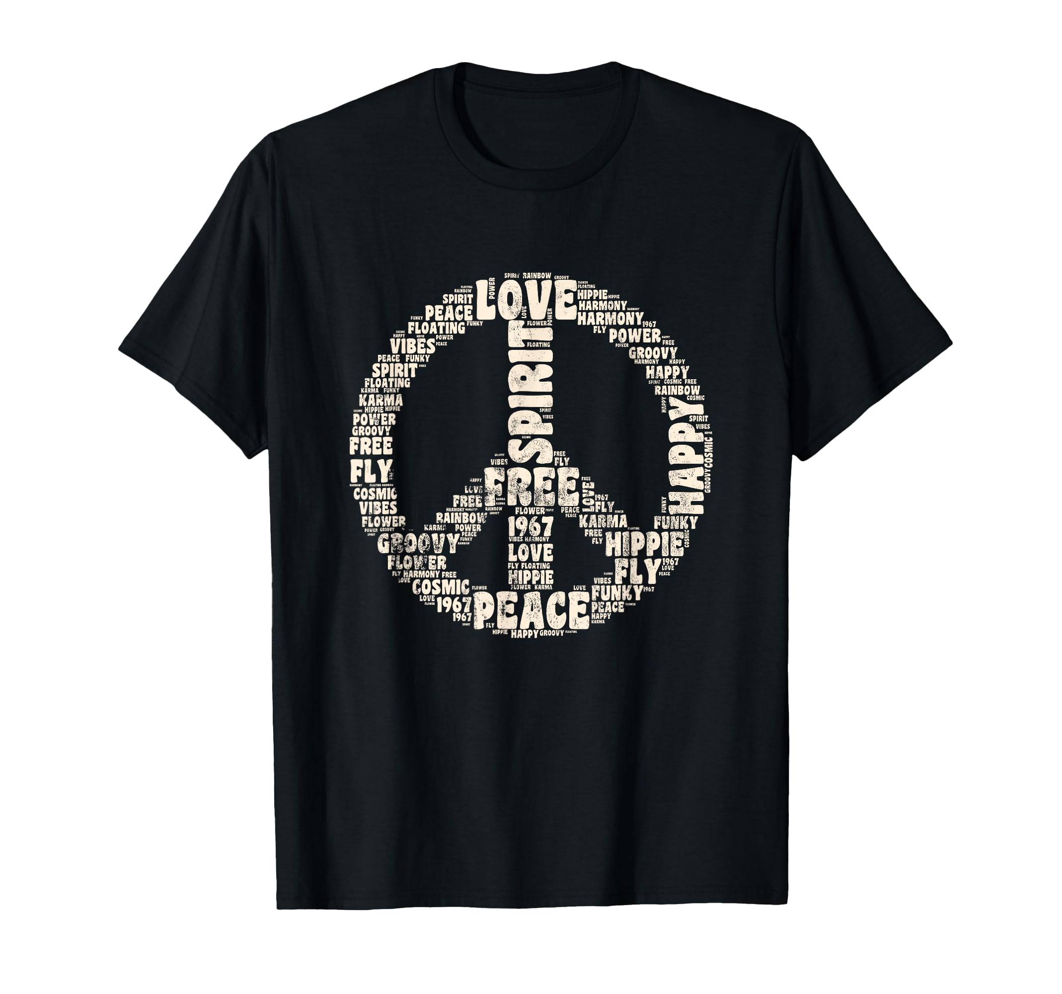 Peace Symbol Love Hippie Costume 60S 70S T-Shirt - Streetwear Style Unisex - T-Shirt, Sweatshirt, Hoodie