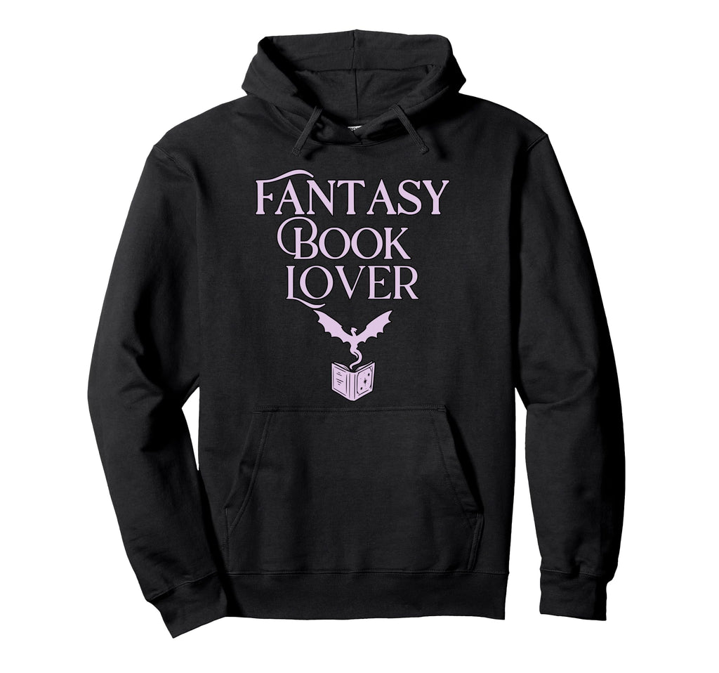 Fantasy Book Lover Dragons And Magic Hoodie - Graphic Print for Adults - T-Shirt, Sweatshirt, Hoodie