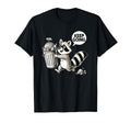 Raccoon Motivation Keep Going Garbage T-Shirt - Minimalist Print Unisex - T-Shirt, Sweatshirt, Hoodie