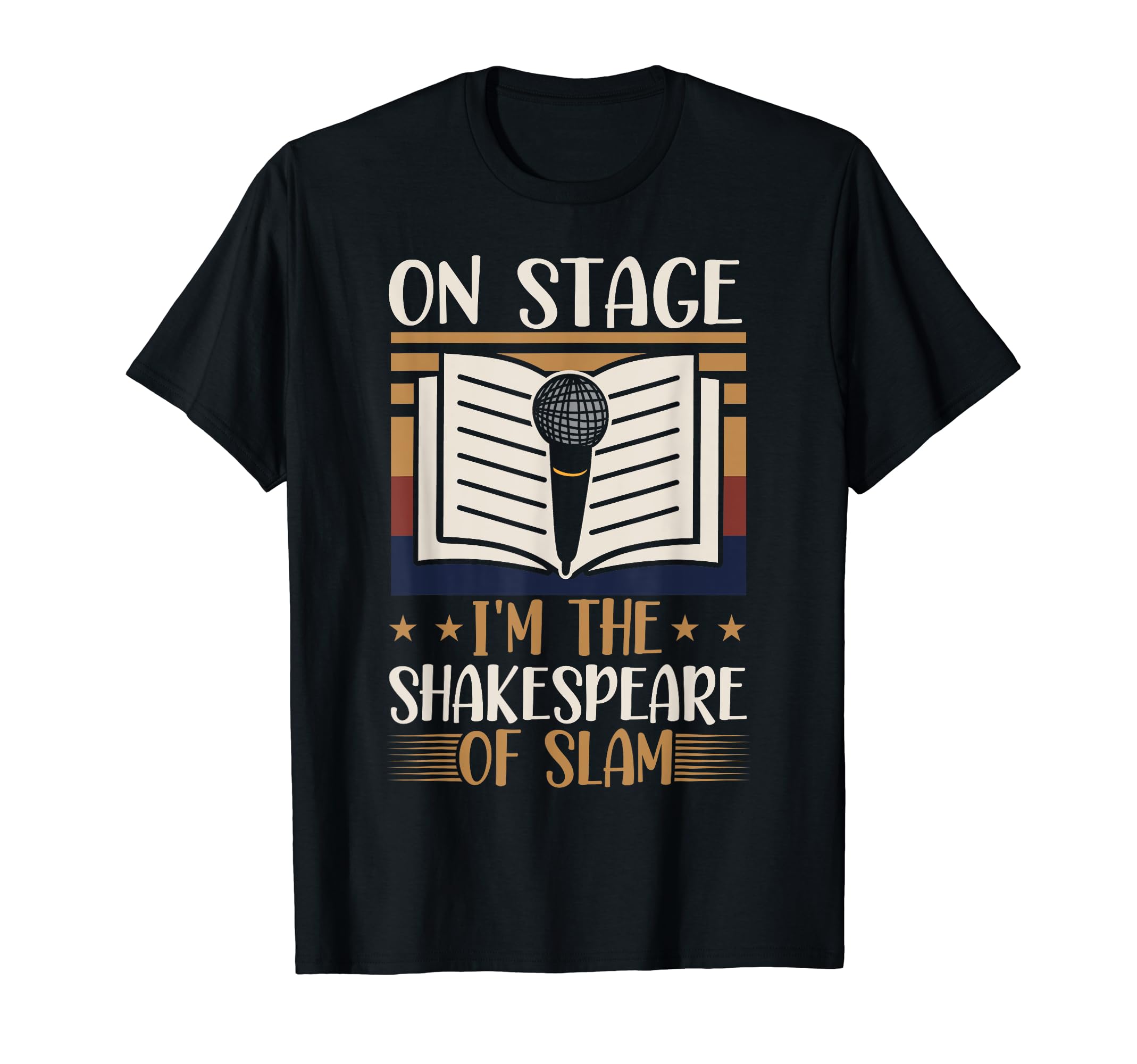 Poetry Slam Writer Poet Literature T-Shirt - Minimalist Print Men Women - T-Shirt, Sweatshirt, Hoodie