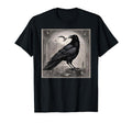Tribute To Edgar Allan Poe Raven T-Shirt - Streetwear Style for Adults - T-Shirt, Sweatshirt, Hoodie