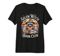 Salem Witch Book Club Raccoon Halloween T-Shirt - Custom Art Print Unisex - T-Shirt, Sweatshirt, Hoodie