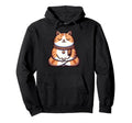 Meditation Cat Yoga Pose Relaxing Animal Hoodie - Fun Novelty Design Unisex - T-Shirt, Sweatshirt, Hoodie