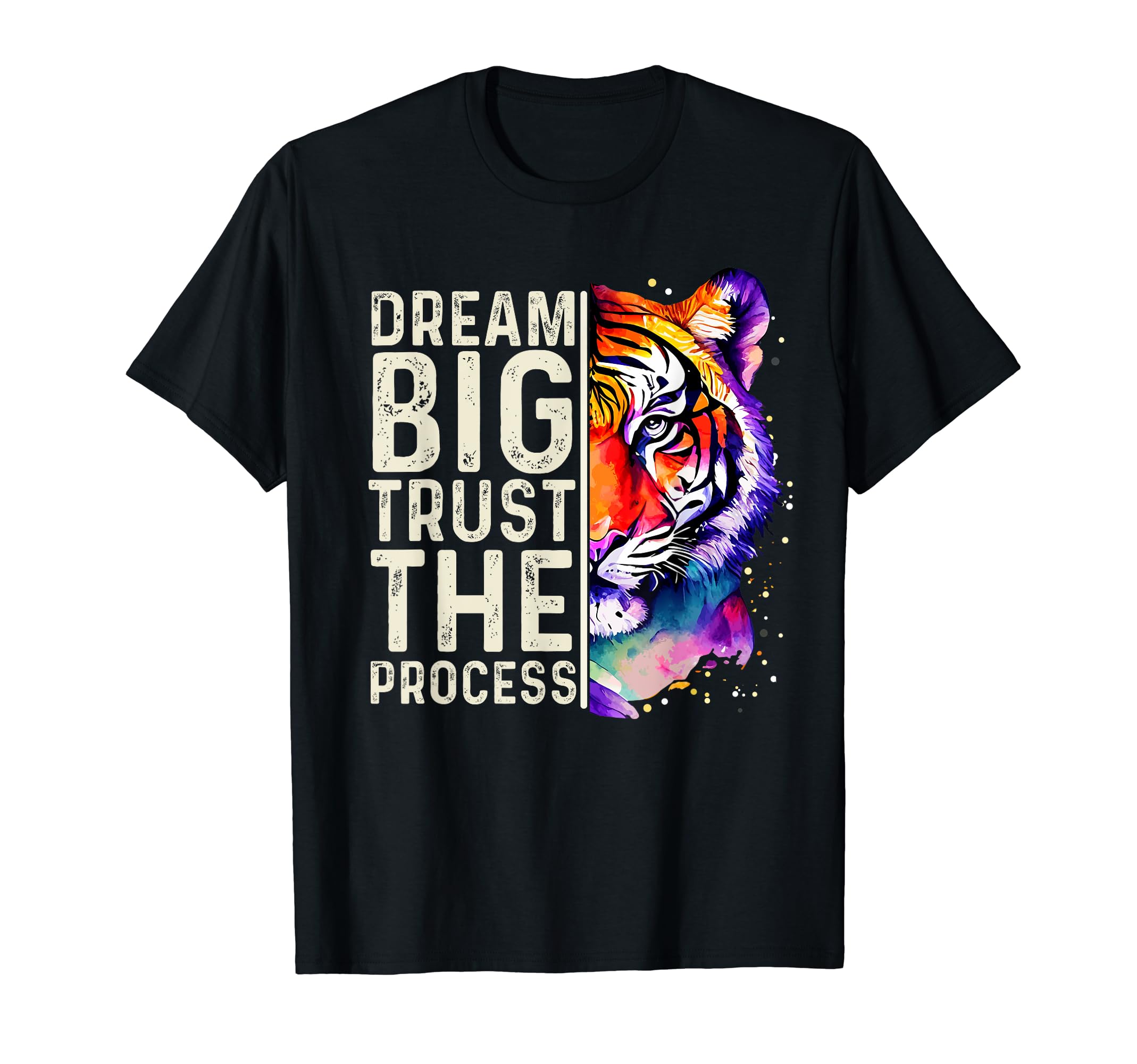 Dream Big Trust Process Inspirational T-Shirt - Novelty Apparel for Adults - T-Shirt, Sweatshirt, Hoodie