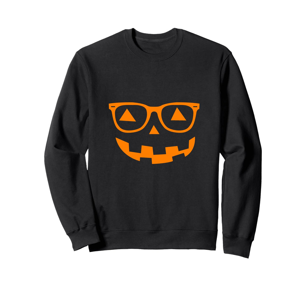 Hip Nerd Jack O Lantern Sweatshirt - Aesthetic Graphic Unisex - T-Shirt, Sweatshirt, Hoodie
