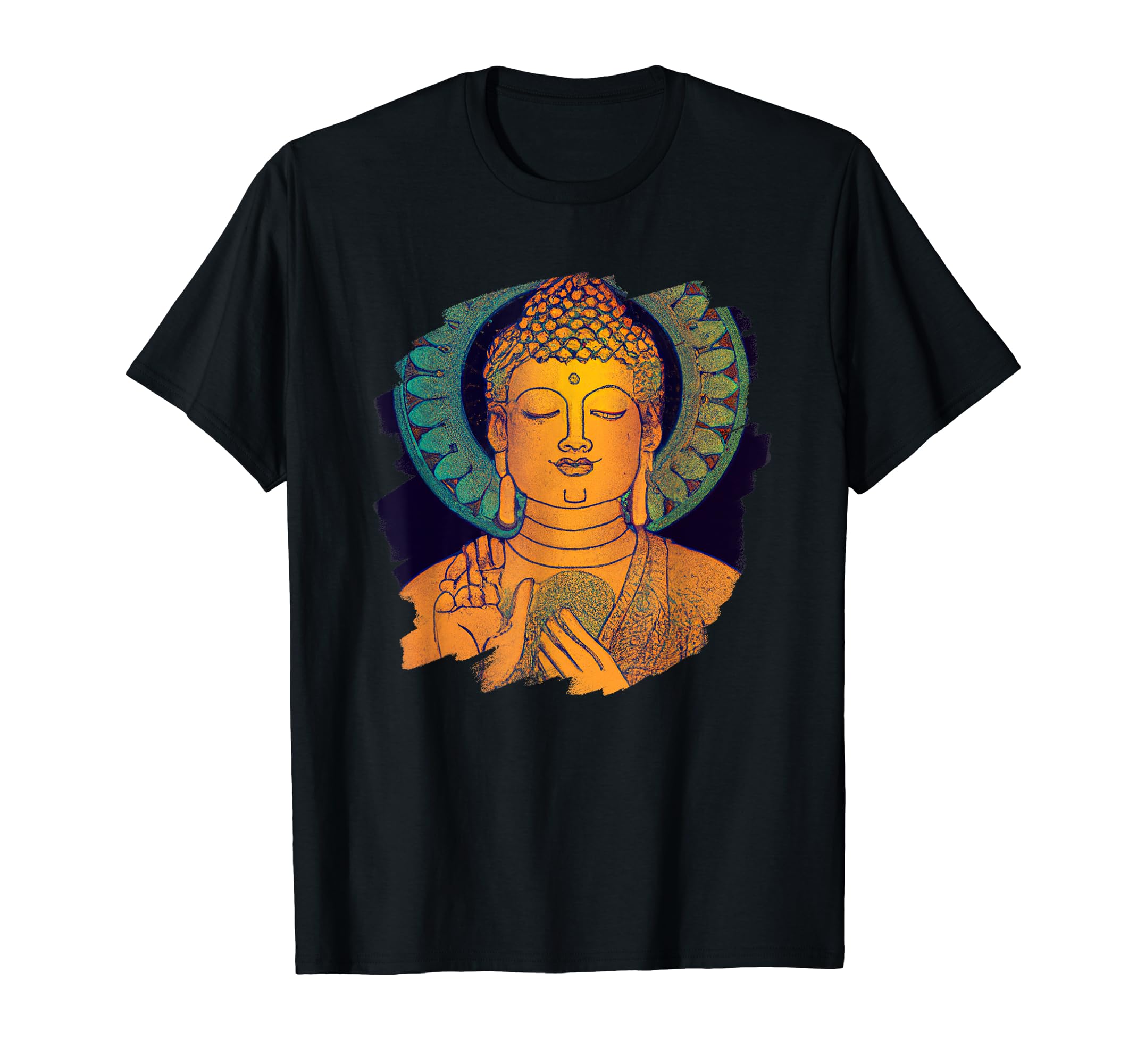 Zen Buddha Mandala Spiritual Asian T-Shirt - Aesthetic Graphic Men Women - T-Shirt, Sweatshirt, Hoodie