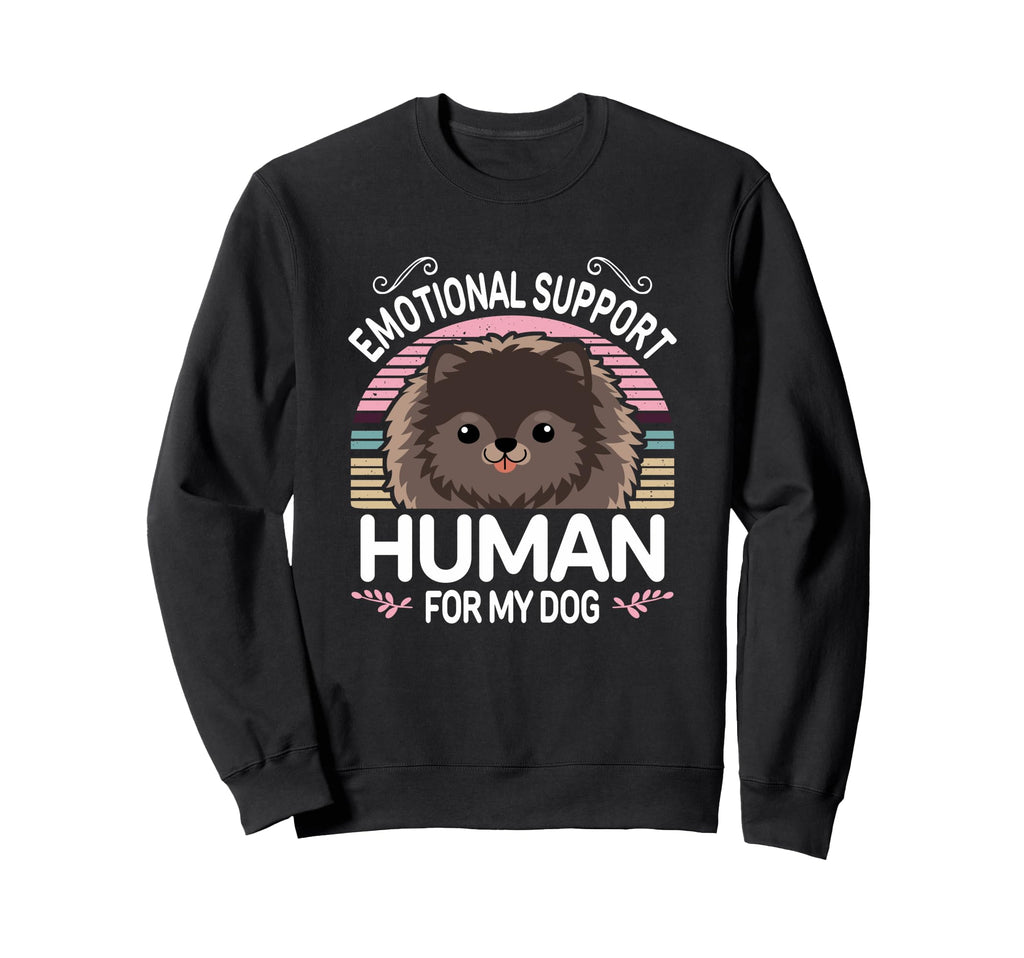 Chocolate Pomeranian Sweatshirt - Casual Everyday Wear for Adults - T-Shirt, Sweatshirt, Hoodie