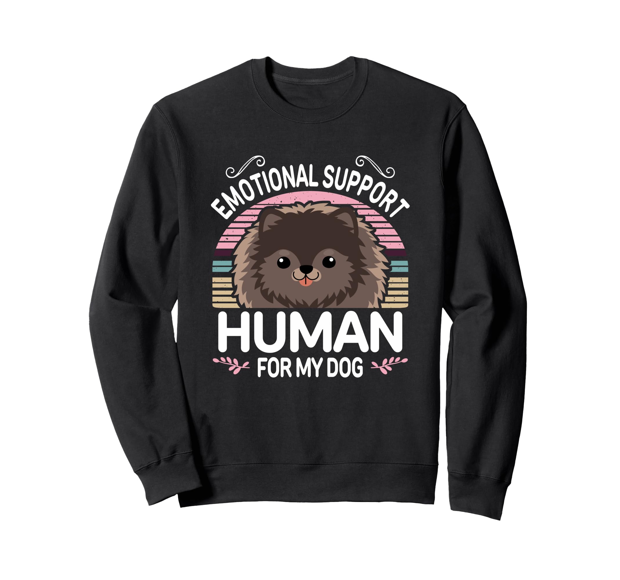 Chocolate Pomeranian Sweatshirt - Casual Everyday Wear for Adults - T-Shirt, Sweatshirt, Hoodie