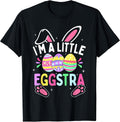 Funny Happy Easter Day Im A Little Eggstra Fng Unisex T-shirt, Sweatshirt, Hoodie, Long Sleeve Tee - T-Shirt, Sweatshirt, Hoodie