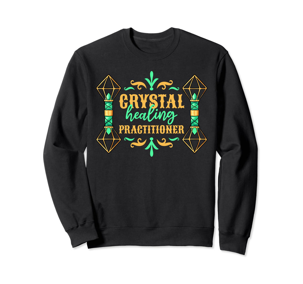 Crystal Healing Practitioner Gemstone Sweatshirt - Graphic Print Unisex - T-Shirt, Sweatshirt, Hoodie