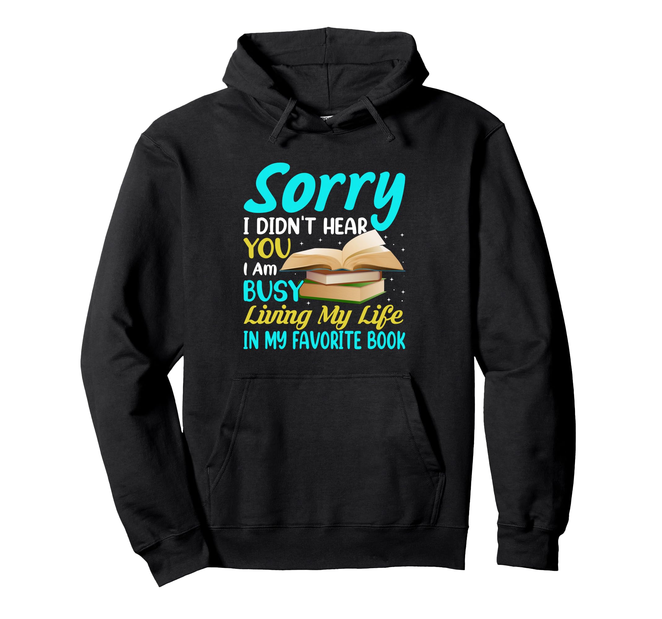 Reading Book Lover Bibliophile Hoodie - Casual Everyday Wear Men Women - T-Shirt, Sweatshirt, Hoodie