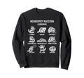 Neurospicy Raccoon Language Fun Sweatshirt - Casual Everyday Wear Unisex - T-Shirt, Sweatshirt, Hoodie
