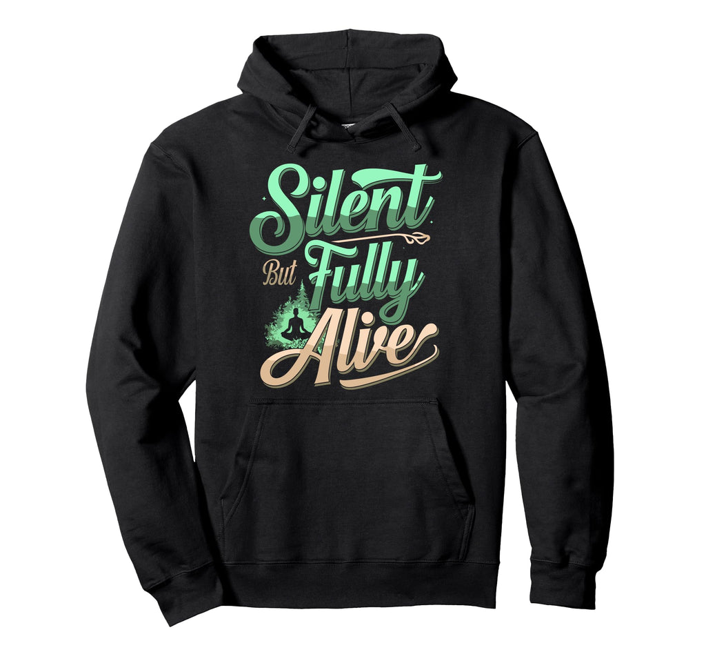 Silent Retreat Participants Hoodie - Aesthetic Graphic for Adults - T-Shirt, Sweatshirt, Hoodie