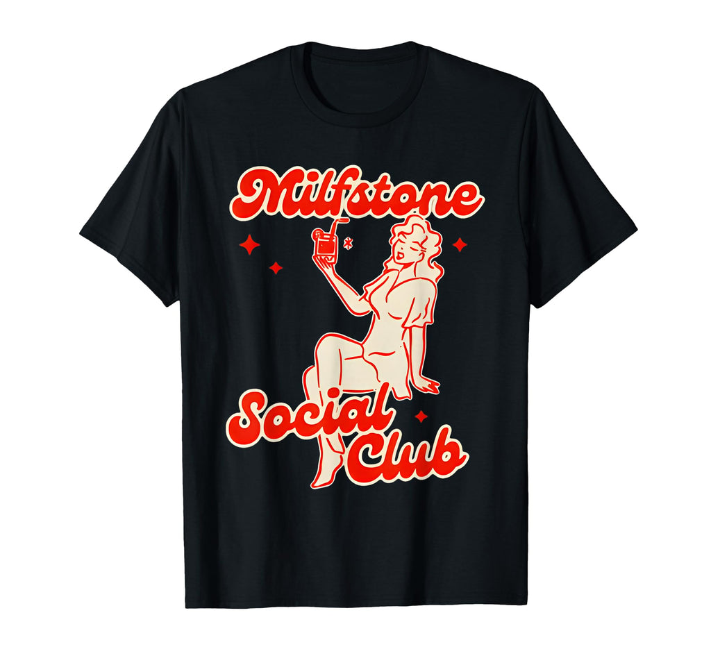 Milfstone Social Club Group Confidence T-Shirt - Trendy Graphic Men Women - T-Shirt, Sweatshirt, Hoodie