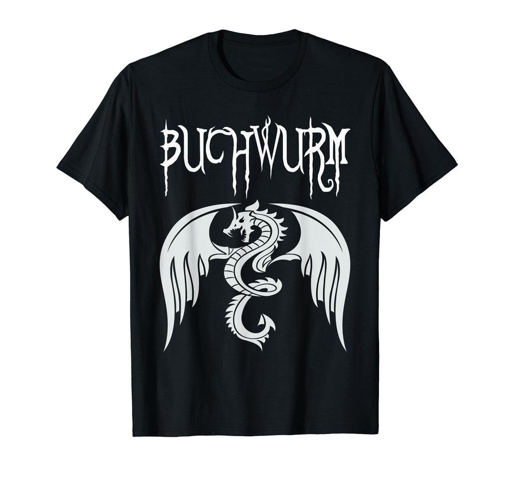 Buchwurm German Book Worm Dragon T-Shirt - Trendy Graphic Men Women - T-Shirt, Sweatshirt, Hoodie