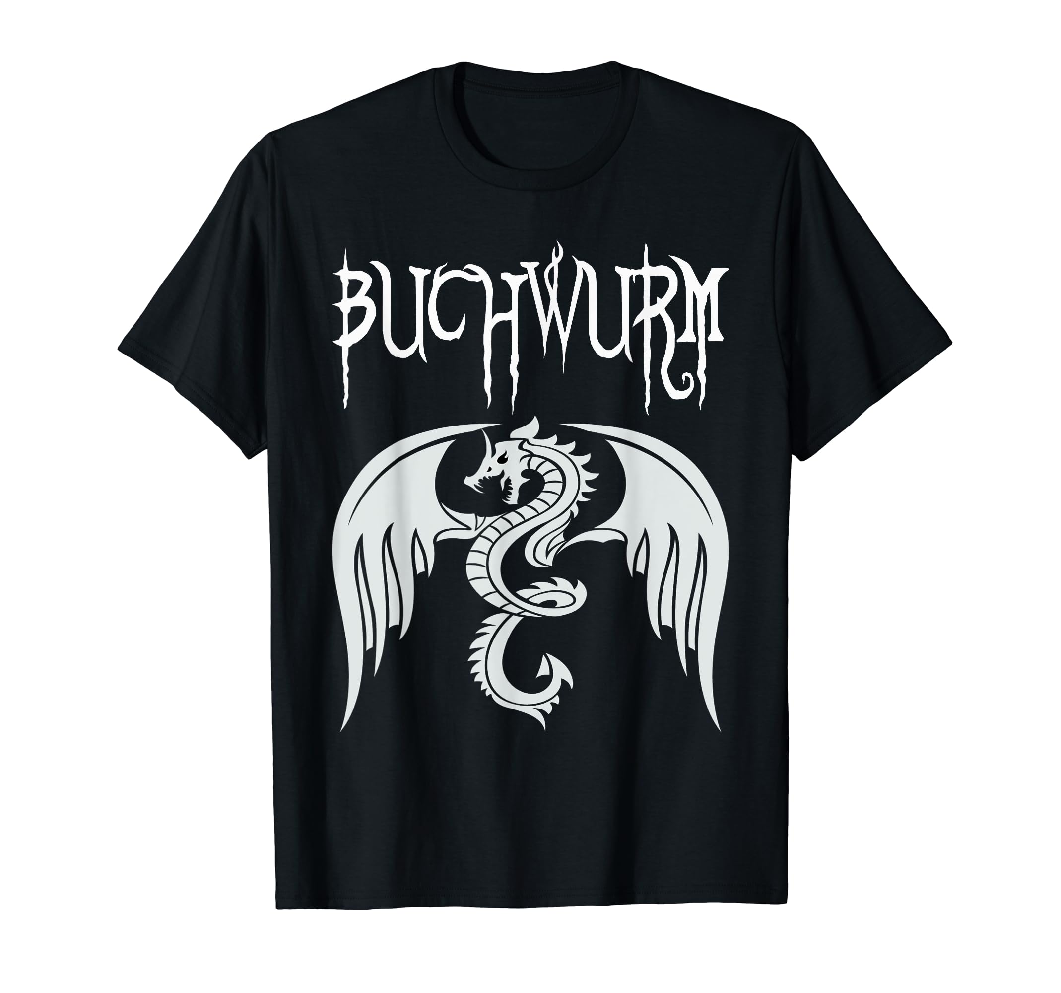 Buchwurm German Book Worm Dragon T-Shirt - Trendy Graphic Men Women - T-Shirt, Sweatshirt, Hoodie
