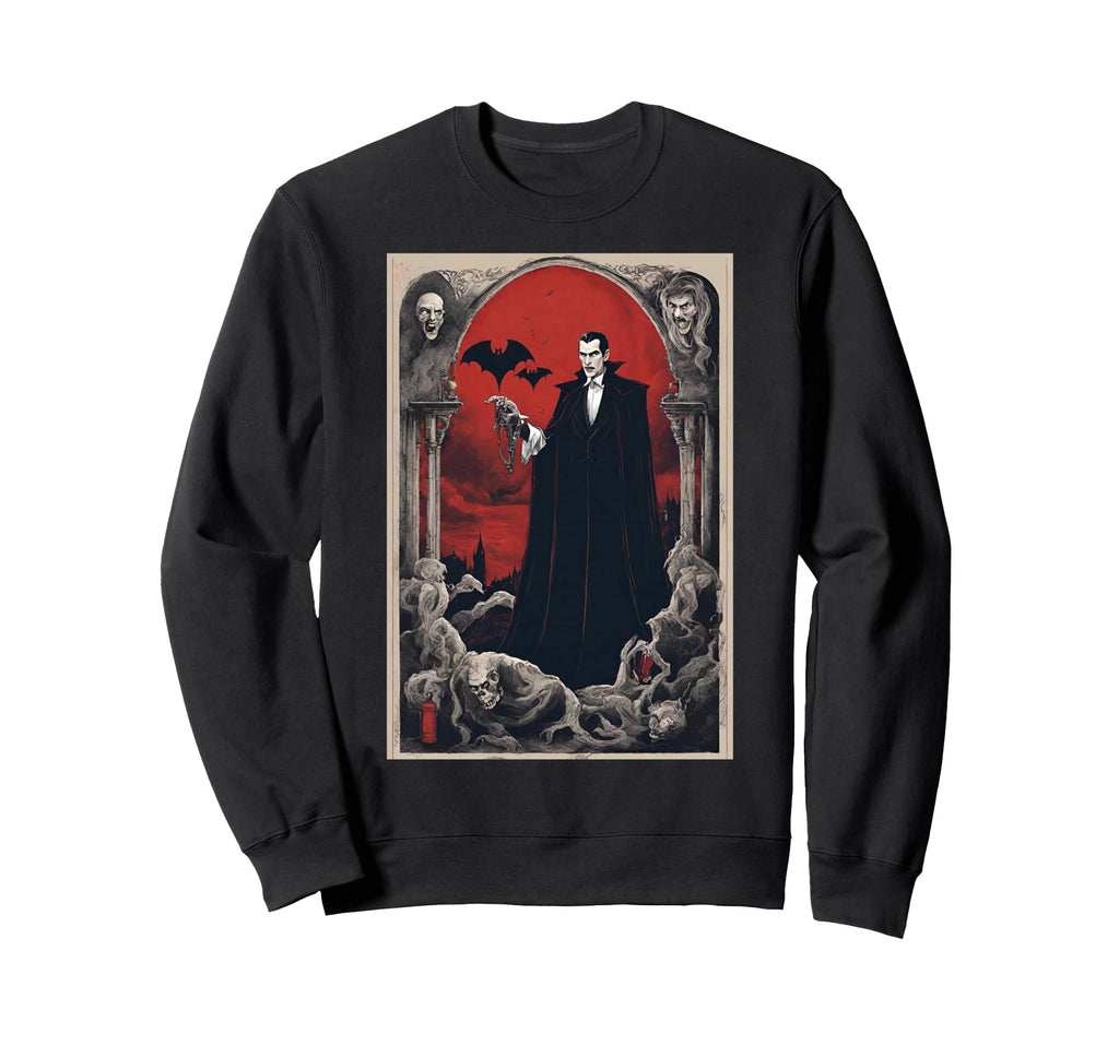Dracula Lair Bram Stoker Tribute Sweatshirt - Graphic Print Men Women - T-Shirt, Sweatshirt, Hoodie