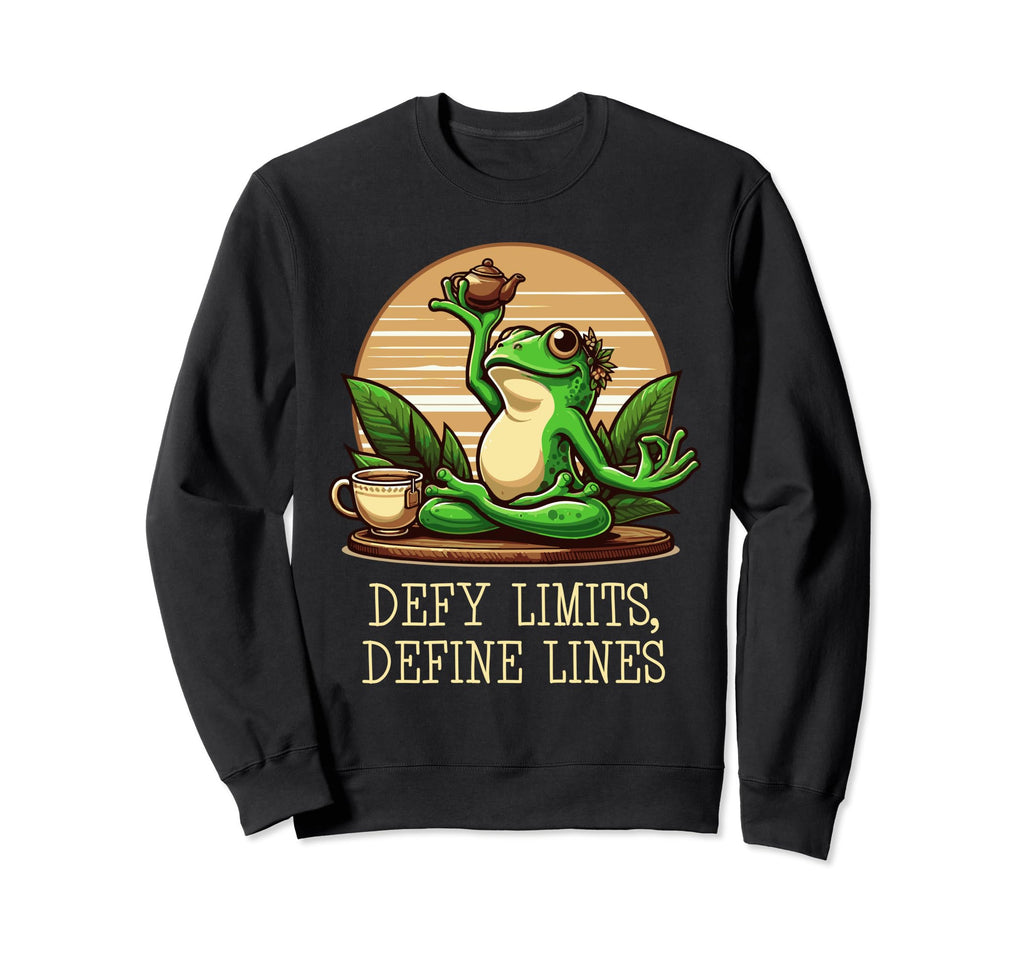 Defy Limits Define Lines Fitness Sweatshirt - Graphic Print for Adults - T-Shirt, Sweatshirt, Hoodie