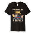 Dragon Books Powered Reading And T-Shirt - Fun Novelty Design for Adults - T-Shirt, Sweatshirt, Hoodie