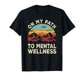 Outdoor Nature Hike Mental Health T-Shirt - Minimalist Print for Adults - T-Shirt, Sweatshirt, Hoodie