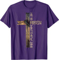 He is Risen Jesus God Christians Rabbit Easter Day Unisex T-shirt, Sweatshirt, Hoodie, Long Sleeve Tee - T-Shirt, Sweatshirt, Hoodie