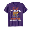 Sloth Cycling Team Bicycle Cyclist T-Shirt - Graphic Print Unisex - T-Shirt, Sweatshirt, Hoodie
