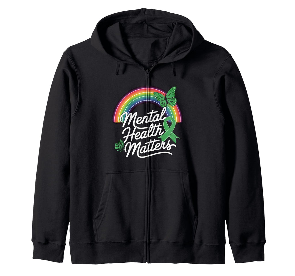 Mental Health Awareness Month Green T-Shirt - Streetwear Style Men Women - T-Shirt, Sweatshirt, Hoodie
