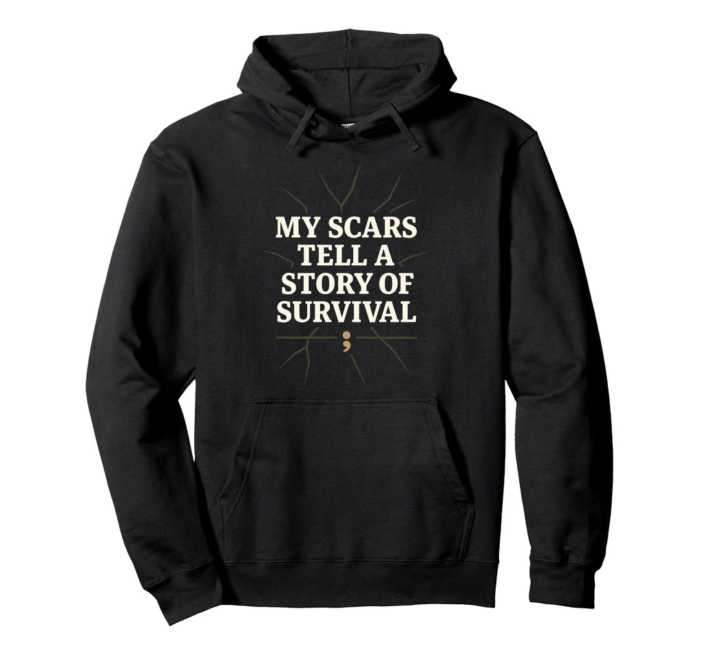 Ptsd Awareness Mental Health Support Hoodie - Fun Novelty Design Men Women - T-Shirt, Sweatshirt, Hoodie