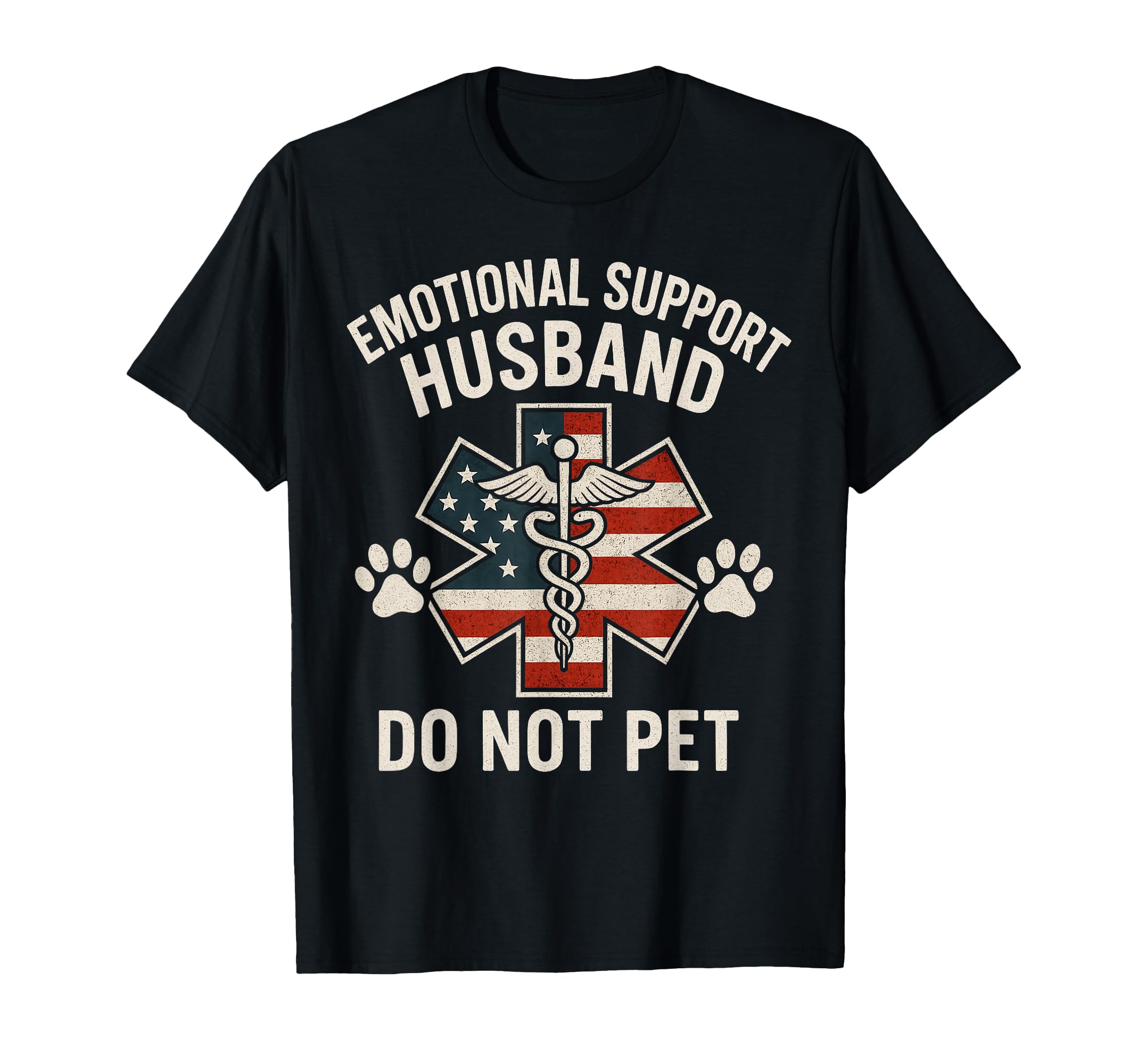 Emotional Support Husband Funny T-Shirt - Aesthetic Graphic Men Women - T-Shirt, Sweatshirt, Hoodie