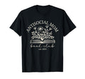 Antisocial Book Club Mom Introvert T-Shirt - Custom Art Print for Adults - T-Shirt, Sweatshirt, Hoodie