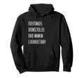 Overthinker Doomscroller Bare Minimum Hoodie - Graphic Print Men Women - T-Shirt, Sweatshirt, Hoodie