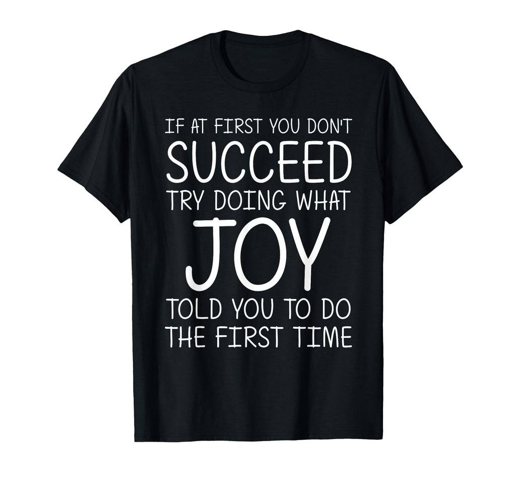 Joy Gift Name Personalized Birthday T-Shirt - Minimalist Print for Adults - T-Shirt, Sweatshirt, Hoodie