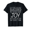 Joy Gift Name Personalized Birthday T-Shirt - Minimalist Print for Adults - T-Shirt, Sweatshirt, Hoodie