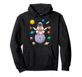 Astronaut Yoga Pose Meditation Mandala Hoodie - Minimalist Print Men Women - T-Shirt, Sweatshirt, Hoodie