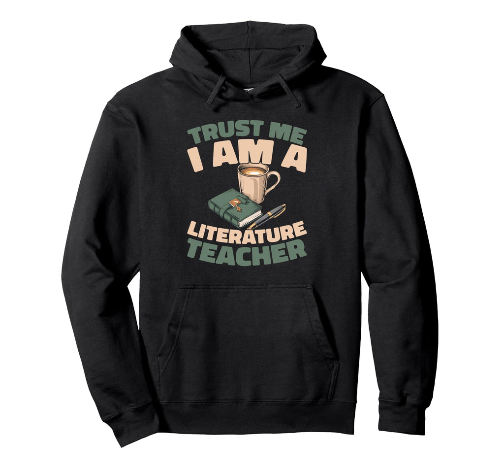 School Education Educator Literature Hoodie - Trendy Graphic Men Women - T-Shirt, Sweatshirt, Hoodie