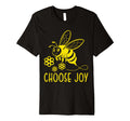 Sunflowers Choose Joy Funny T-Shirt - Minimalist Print for Adults - T-Shirt, Sweatshirt, Hoodie