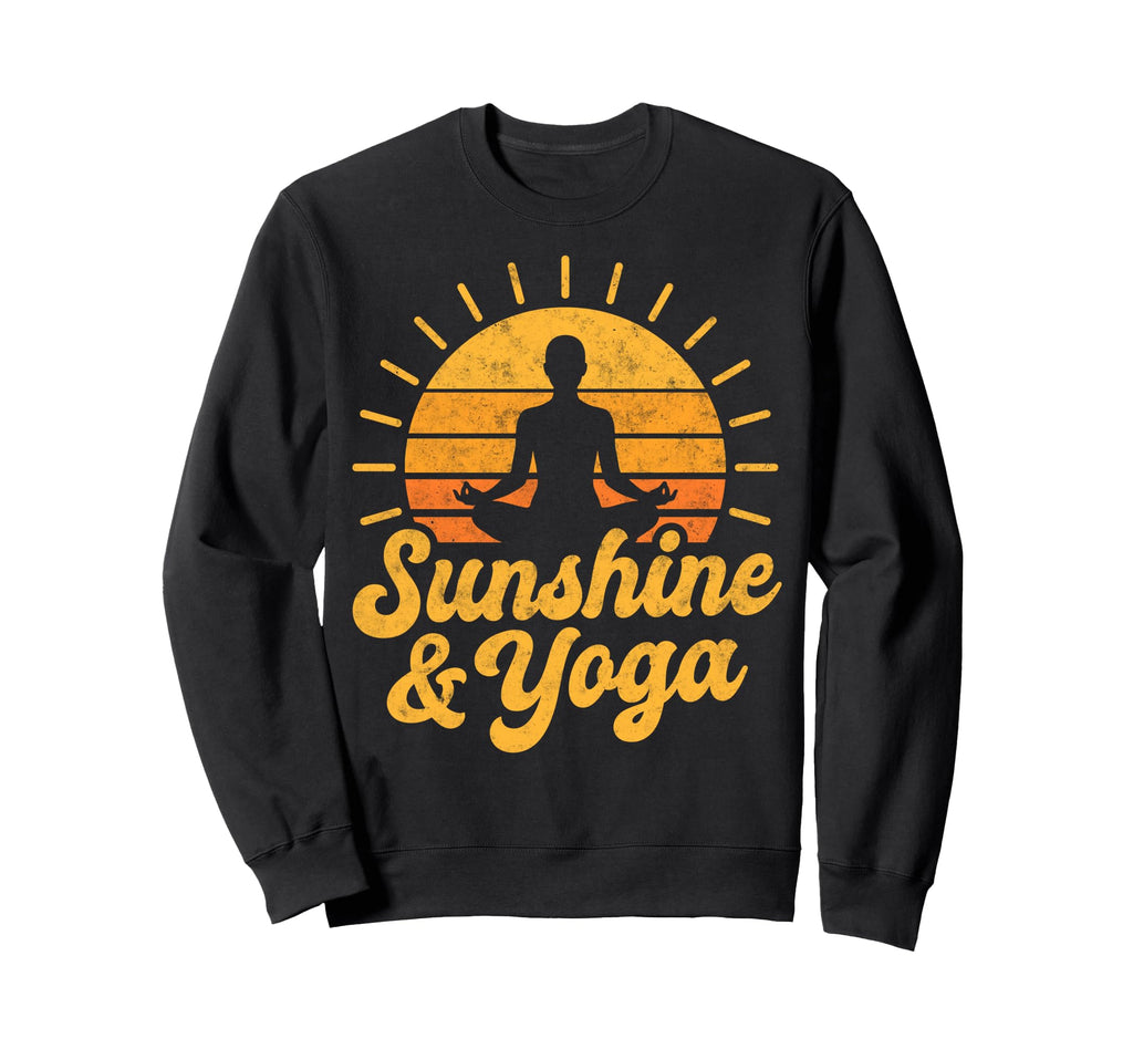 Sunshine Yoga Meditation Zen Om Sweatshirt - Novelty Apparel for Adults - T-Shirt, Sweatshirt, Hoodie